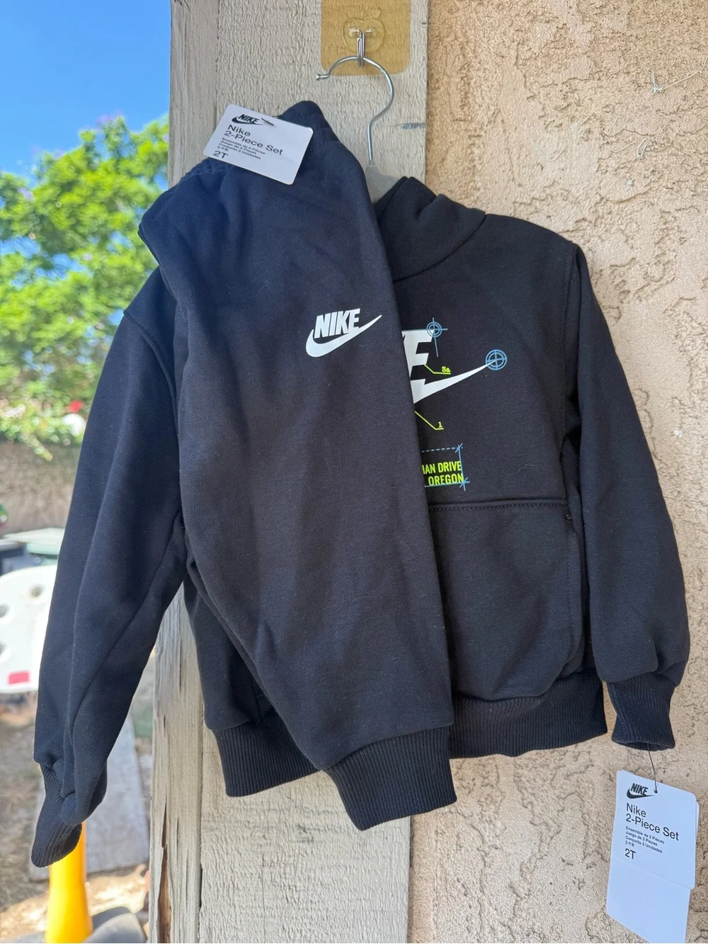 Nike Black Hoodie and sweatpants set